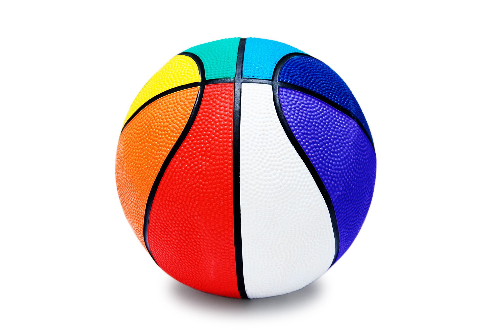 multi-colored  ball